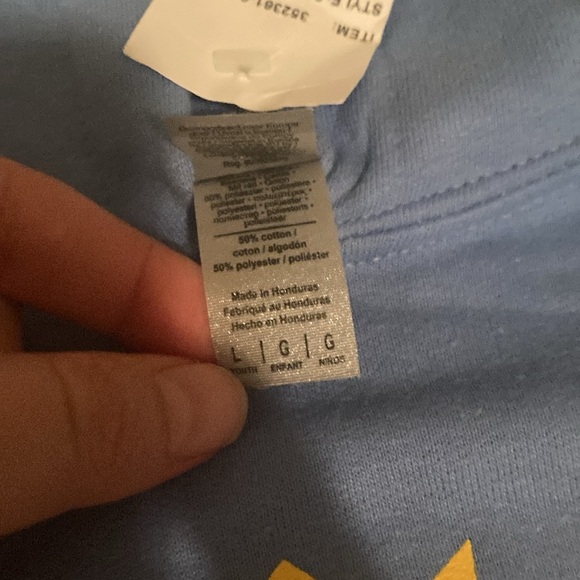 Kids Blue Graphic Hoodie Sweatshirt - Picture 3 of 8